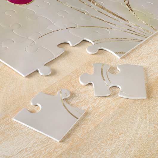 Levensboom - Gemstone Mineral Rainbow Swirl Legpuzzel (Zijkant)