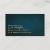 Levensboom - goud en parel visitekaartje (Achterkant)