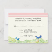 Levensboom, grillig meisje RSVP Response Kaarten (Voorkant)