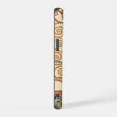 Levensboom Gustav Klimt Monogram iPhone 15 Case (Rechterkant)