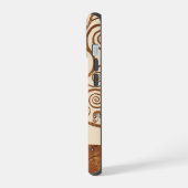 Levensboom Gustav Klimt Monogram iPhone 15 Case (Linkerkant)