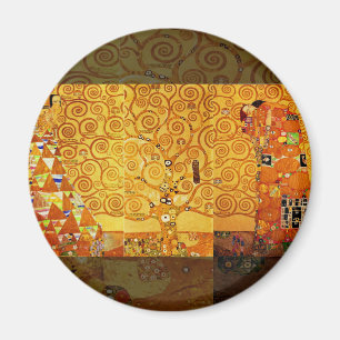 Levensboom Gustav Klimt Nouveau Magneet