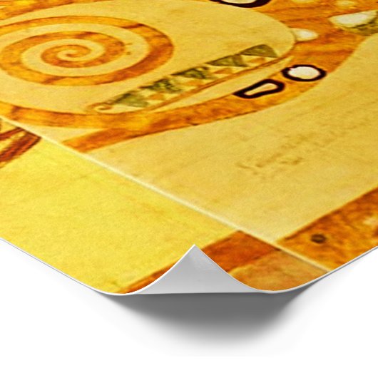 Levensboom Gustav Klimt Nouveau Poster (Hoek)