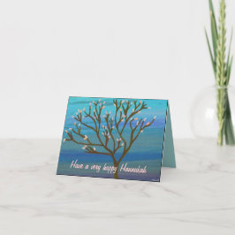Levensboom Hannukah Kaart