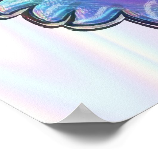 Levensboom, hart, Angel Wings, Yin Yang Poster (Hoek)