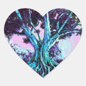Levensboom Hart Sticker (Voorkant)