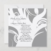 Levensboom - Hebreeuwse joodse bruiloft zilver Kaart (Achterkant)