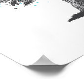 Levensboom-herdenkingsgeschenk voor het verlies va poster (Hoek)