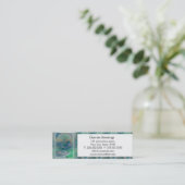 Levensboom in Bleke groene kleuren Mini Visitekaartje (Staand voorkant)