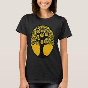 Levensboom in Gustav Klimt Style T-shirt