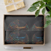 Levensboom in volledig Glas in lood Mozaïekkleur Tissuepapier (Geschenk)