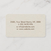 Levensboom - Infiniteit - Regenboog/Kakra-bladeren Visitekaartje (Achterkant)