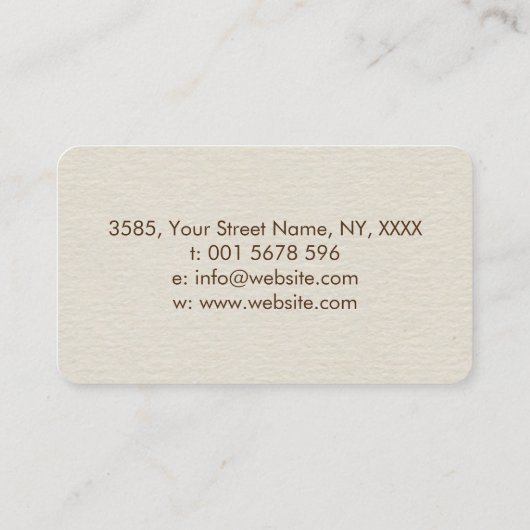 Levensboom - Infiniteit - Regenboog/Kakra-bladeren Visitekaartje (Achterkant)