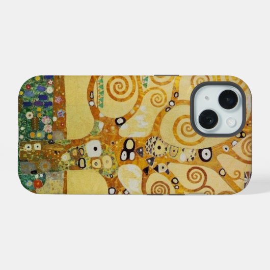 Levensboom iPhone 15 Case (Achterkant horizontaal)