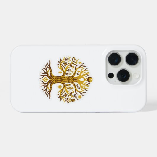 Levensboom iPhone Hoesje (Achterkant horizontaal)