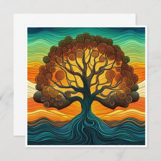 Levensboom Kaart (Voorkant / Achterkant)