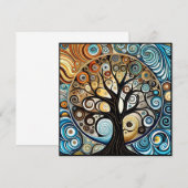 Levensboom  kaart (Voorkant / Achterkant)