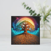 Levensboom kaart (Staand voorkant)