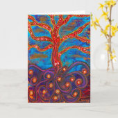 Levensboom Kaart (Gele Bloem)