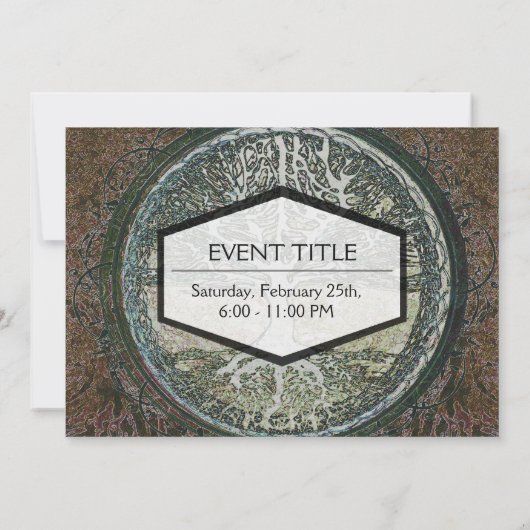 Levensboom Kaart (Achterkant)