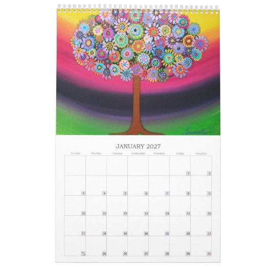 Levensboom Kalender (Jan 2027)