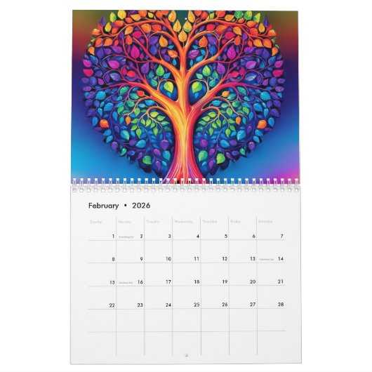 Levensboom Kalender (Feb 2026)