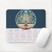 Levensboom Kalender Muismat (Met muis)