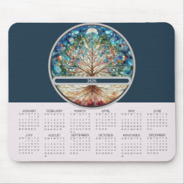 Levensboom Kalender Muismat