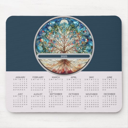 Levensboom Kalender Muismat (Voorkant)