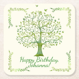 Levensboom Kartonnen Onderzetters