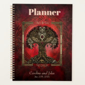 Levensboom – Keltisch Gotische Steampunk Planner (Voorkant)