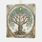 Levensboom Keltische knoop Keramisch Ornament (Links)