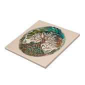 Levensboom, Keltische knoppen Tegeltje (Zijkant)