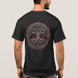 Levensboom – Keltische Yggdrasil Noordse Symbool T T-shirt