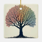 Levensboom Keramisch Ornament (Achterkant)