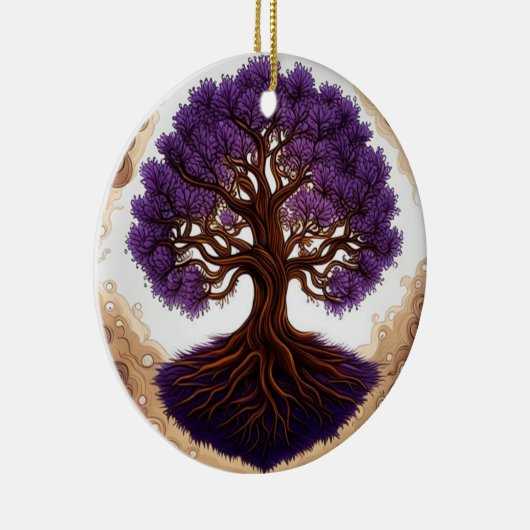 Levensboom Keramisch Ornament (Rechts)