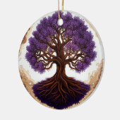 Levensboom Keramisch Ornament (Links)