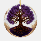 Levensboom Keramisch Ornament (Achterkant)