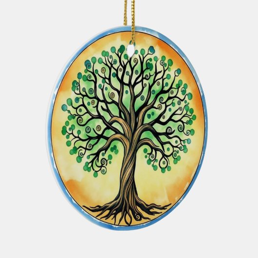 Levensboom Keramisch Ornament (Rechts)