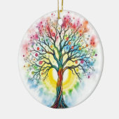 Levensboom Keramisch Ornament (Links)