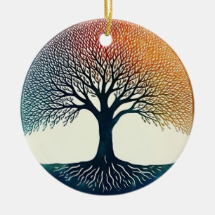 Levensboom Keramisch Ornament