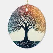 Levensboom Keramisch Ornament (Links)