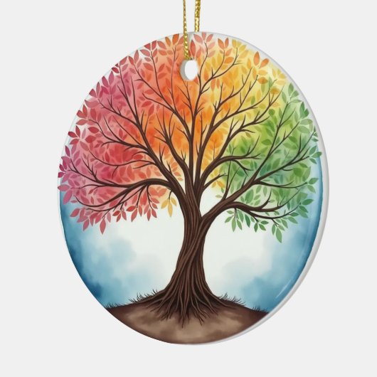 Levensboom Keramisch Ornament (Links)