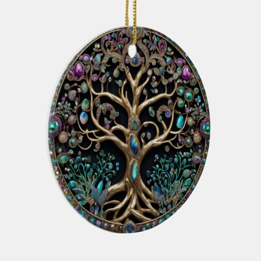 Levensboom Keramisch Ornament (Rechts)