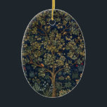 Levensboom Keramisch Ornament<br><div class="desc">Boom van het leven van William Morris. De "Boom van het Leven" is een van de bekendste werken van William Morris. Je kunt zijn aandacht gemakkelijk zien op detail in deze prachtige tapijt, waarvan de symbolische betekenis, volgens het Bijbelse verhaal van Adam en Eva, eeuwigdurend leven of onsterfelijkheid is. William...</div>