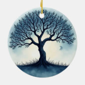 Levensboom Keramisch Ornament (Achterkant)