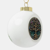 Levensboom Keramische Bal Ornament (Links)