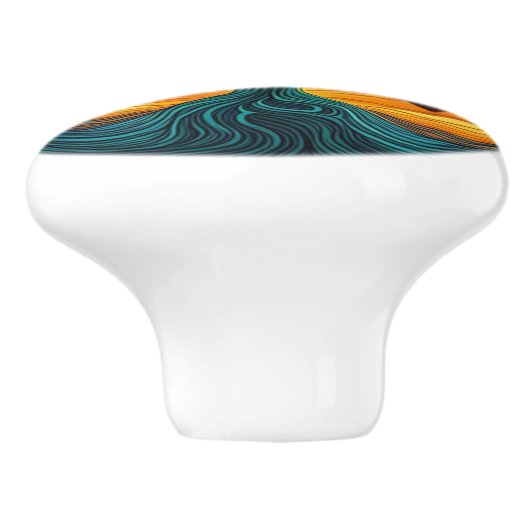 Levensboom Keramische Knop (Zijkant)