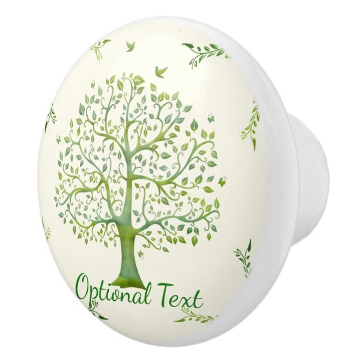 Levensboom Keramische Knop (Rechts)