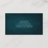 Levensboom - kleurrijke spiraaltakken visitekaartje (Achterkant)